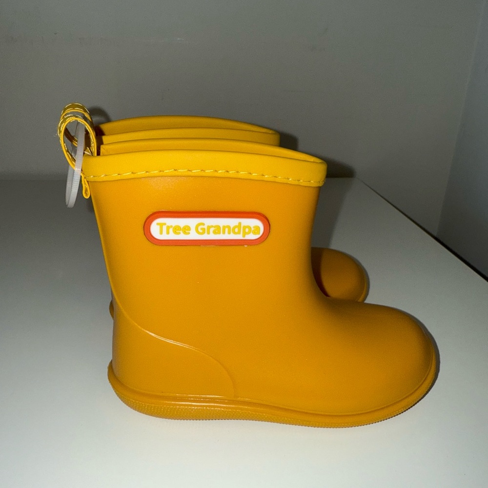 Yellow Kids' Rain Boots